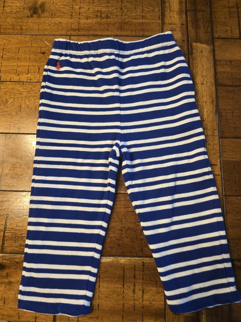 Polo by Ralph Lauren Blue and White Striped Kids Bottoms